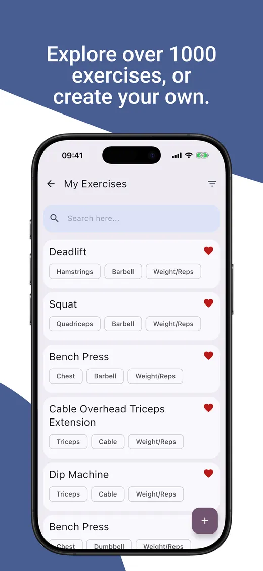 Explore over 1,000 exercises or create your own in Parrot's exercise library.